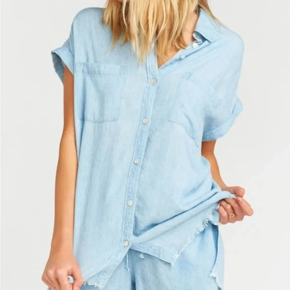 SMYM Martin Shirt-Light Chambray - Picture 2 of 10